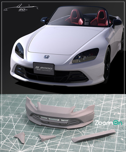 Z075 Honda S2000 20th Anniversary part set | zoomonmodel