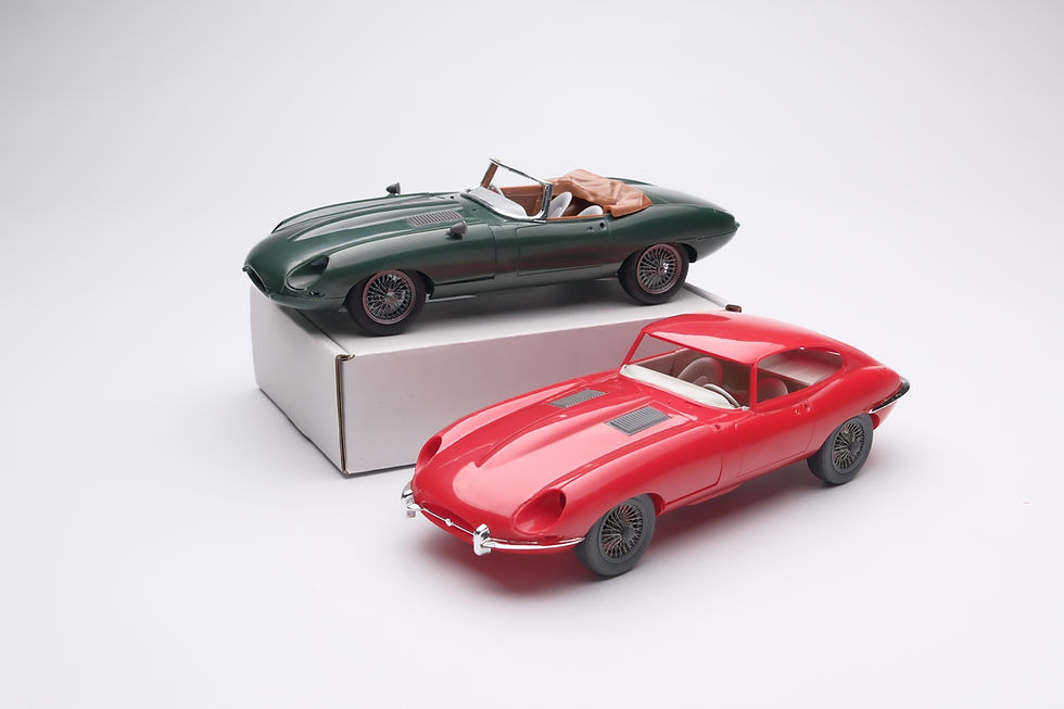 Thumbnail: CS106 Jaguar E-Type Wire wheel & Tyre set