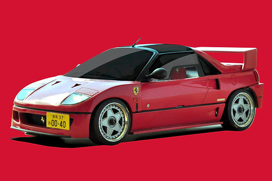 Z094 Autozam AZ-1 F40改 Part set | zoomonmodel