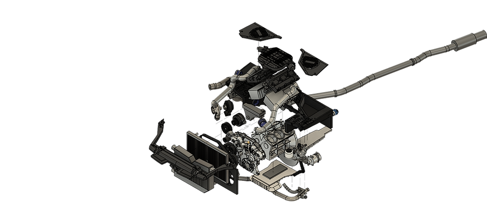 Thumbnail: ZE011 Nissan Fairlady Z (Z33) 350ZVQ35HR Turbo Engine & Engine bay