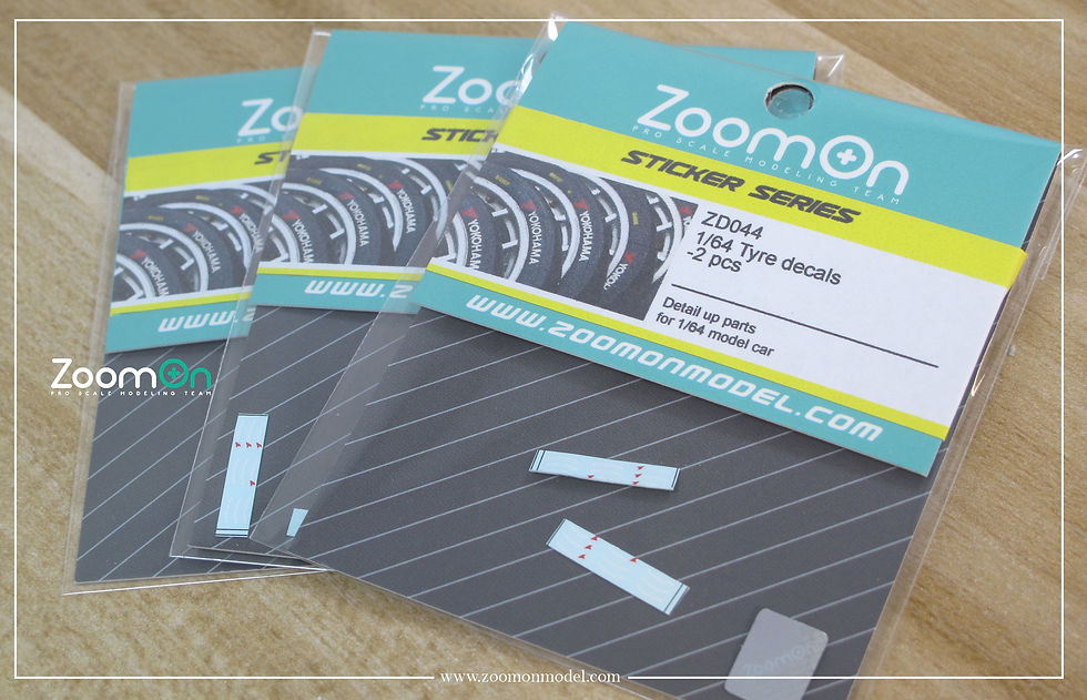 Thumbnail: ZD044 1/64 Tyre decals (2pcs)