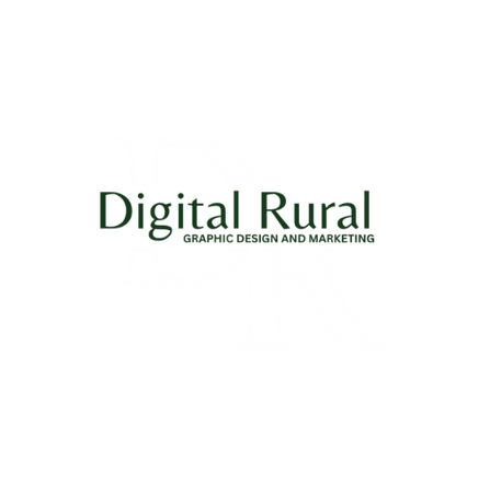 Digital Rural logo representing a creative agency specialising in design for agricultural, equine, and rural businesses.