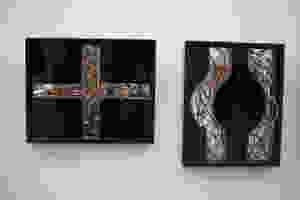 mixed media art 2 pieces