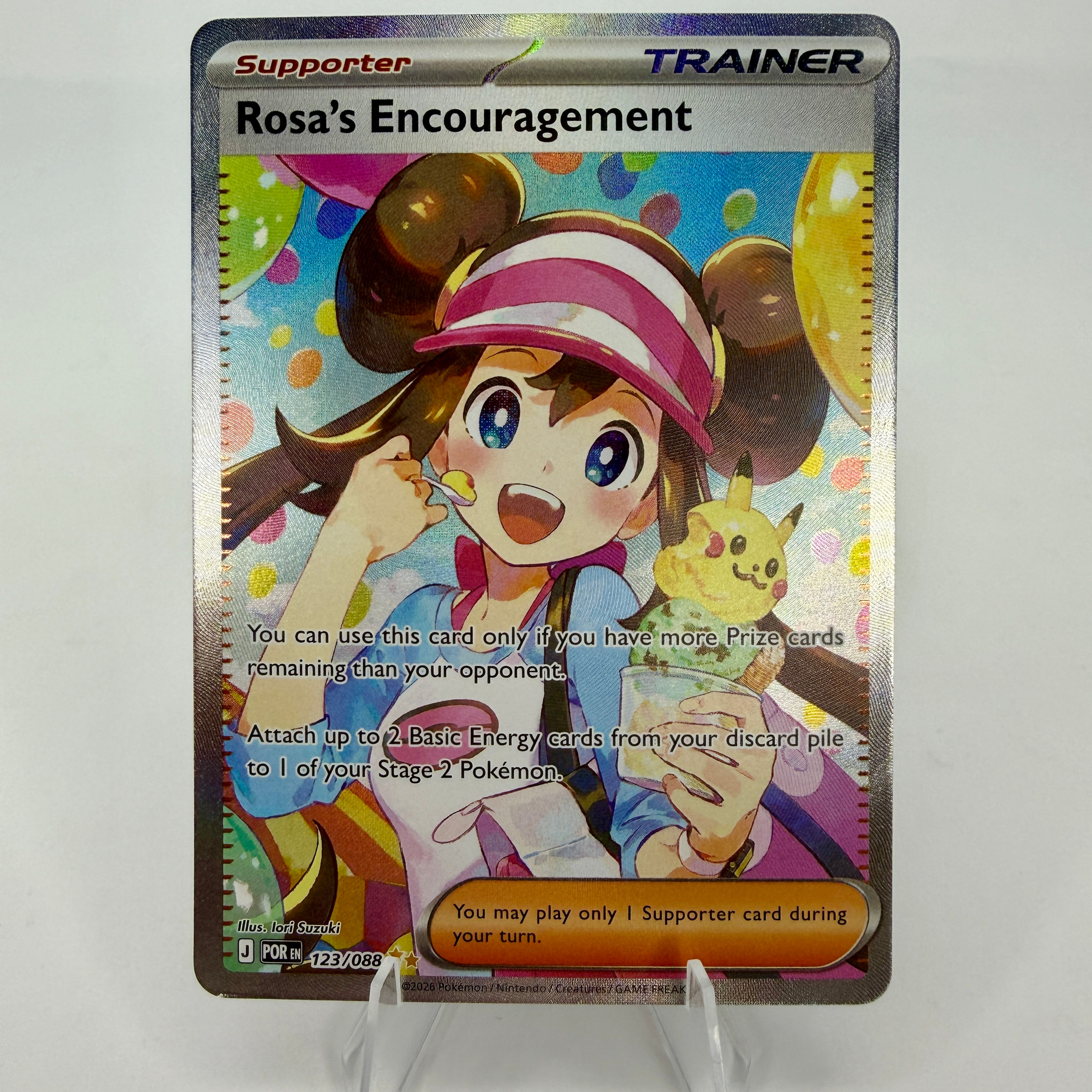 Rosa’s Encouragement 123/088 SIR – Perfect Order Pokémon TCG
