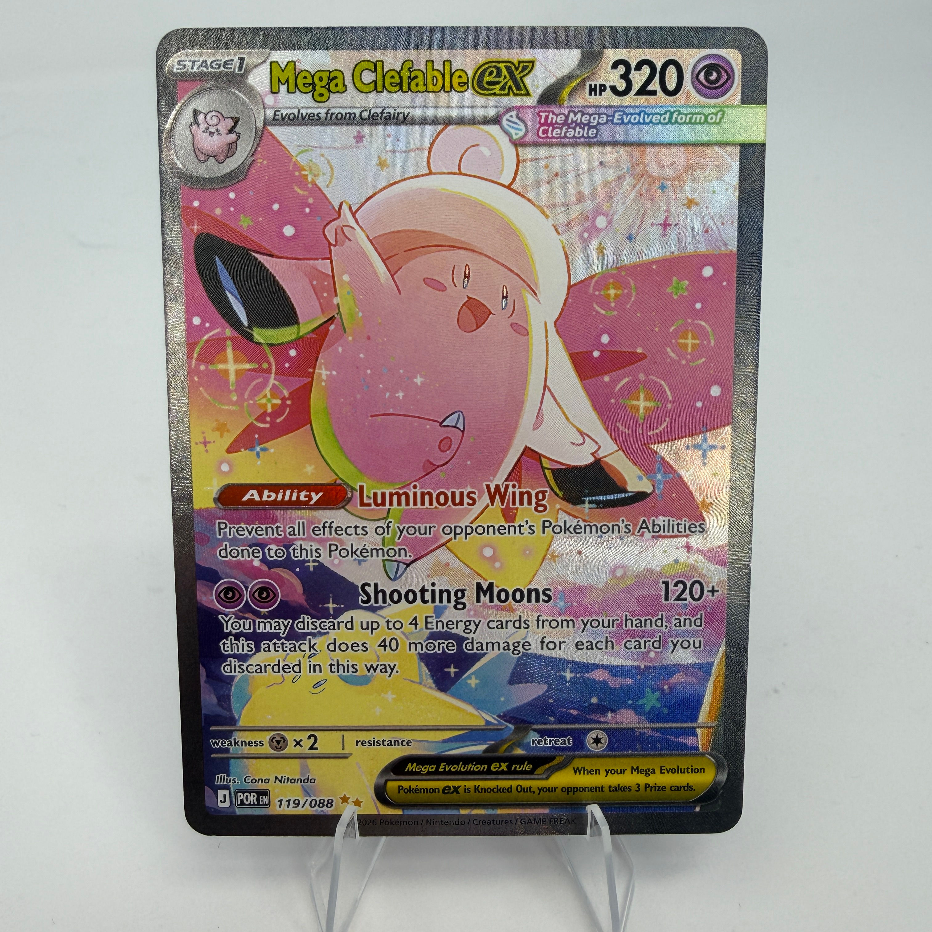 Mega Clefable ex 119/088 – Perfect Order