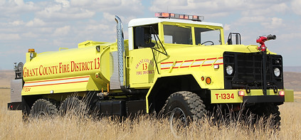 Tender 1334 a 2008 former Military 5 ton wildland tactical water tender.