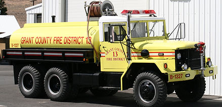Brush 1327 a 1986 former military 6 by 6 wildland attack fire truck.