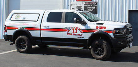 Rescue 1341 a Dodge Ram power wagon pickup.