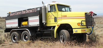 Tender 1333 a 1991 Military Freightliner 10 Ton wildland brush and tender attack unit.