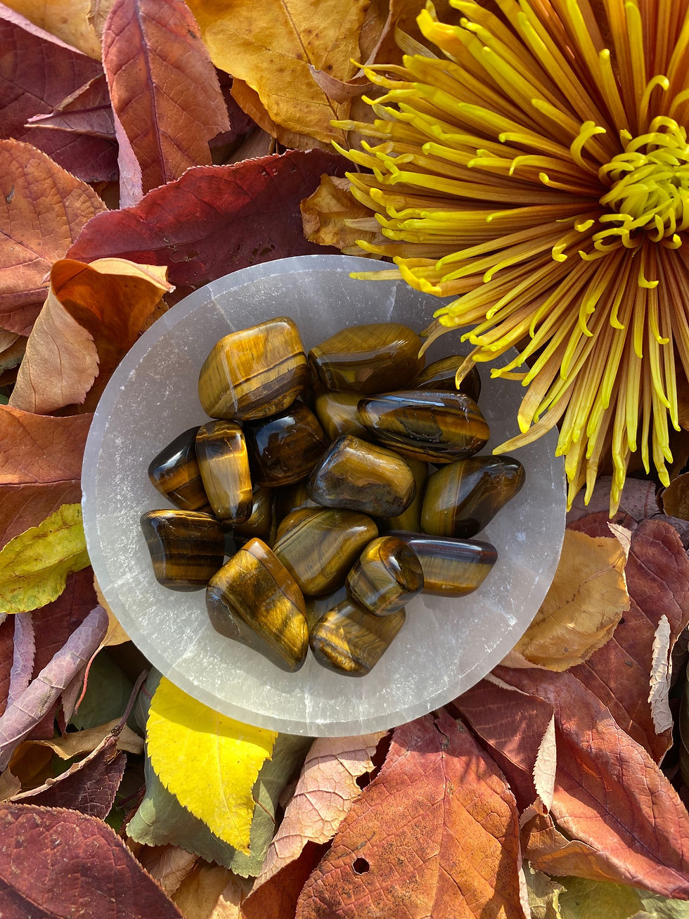 Thumbnail: Yellow Tiger Eye Tumble Stone