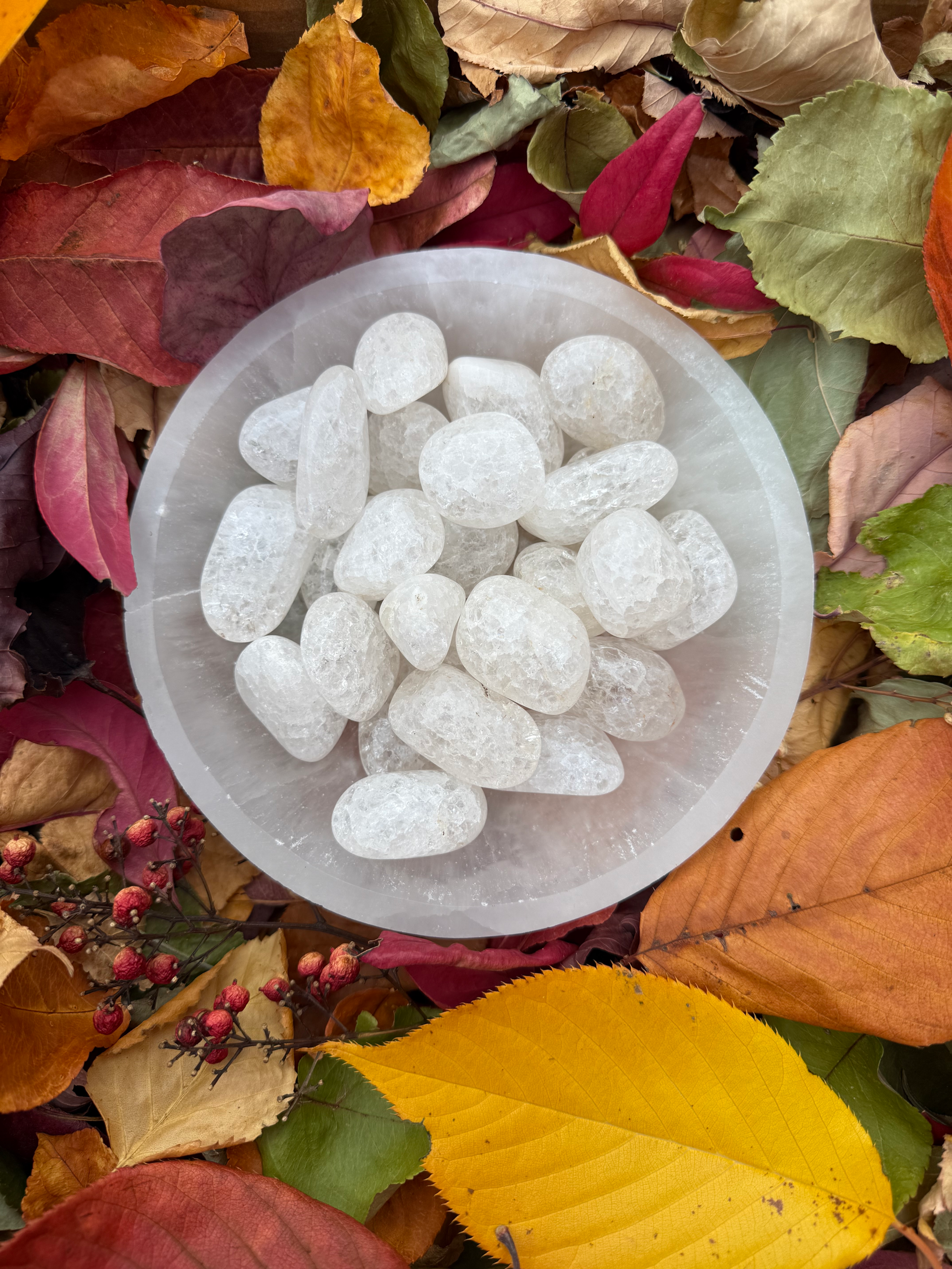 Crackled Quartz Tumbled