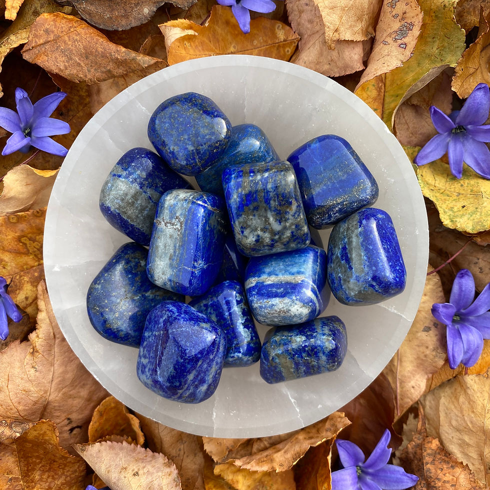 Thumbnail: Lapis Lazuli Medium Tumbled Stone from Afghanistan