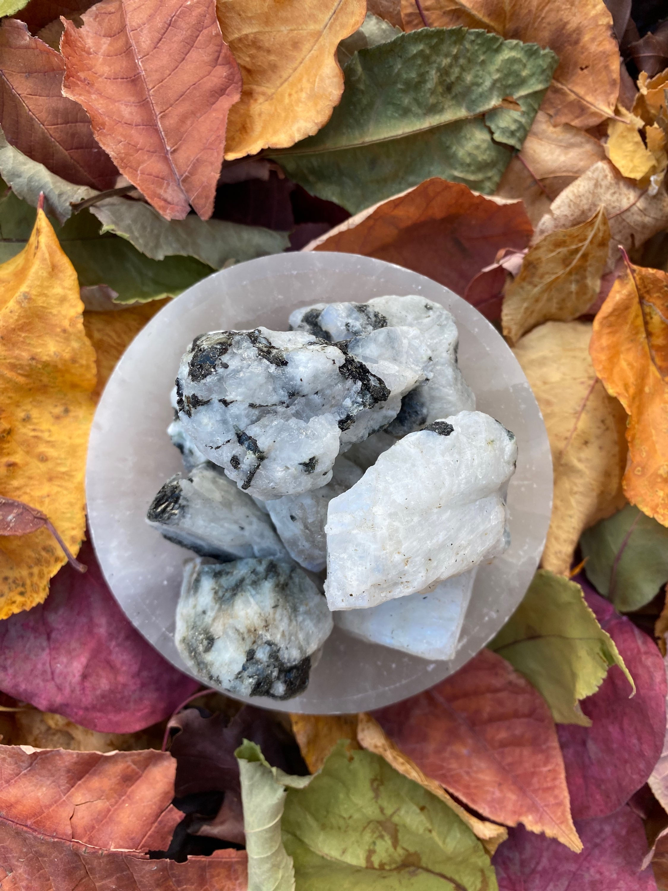 Rainbow Moonstone Raw Chunks