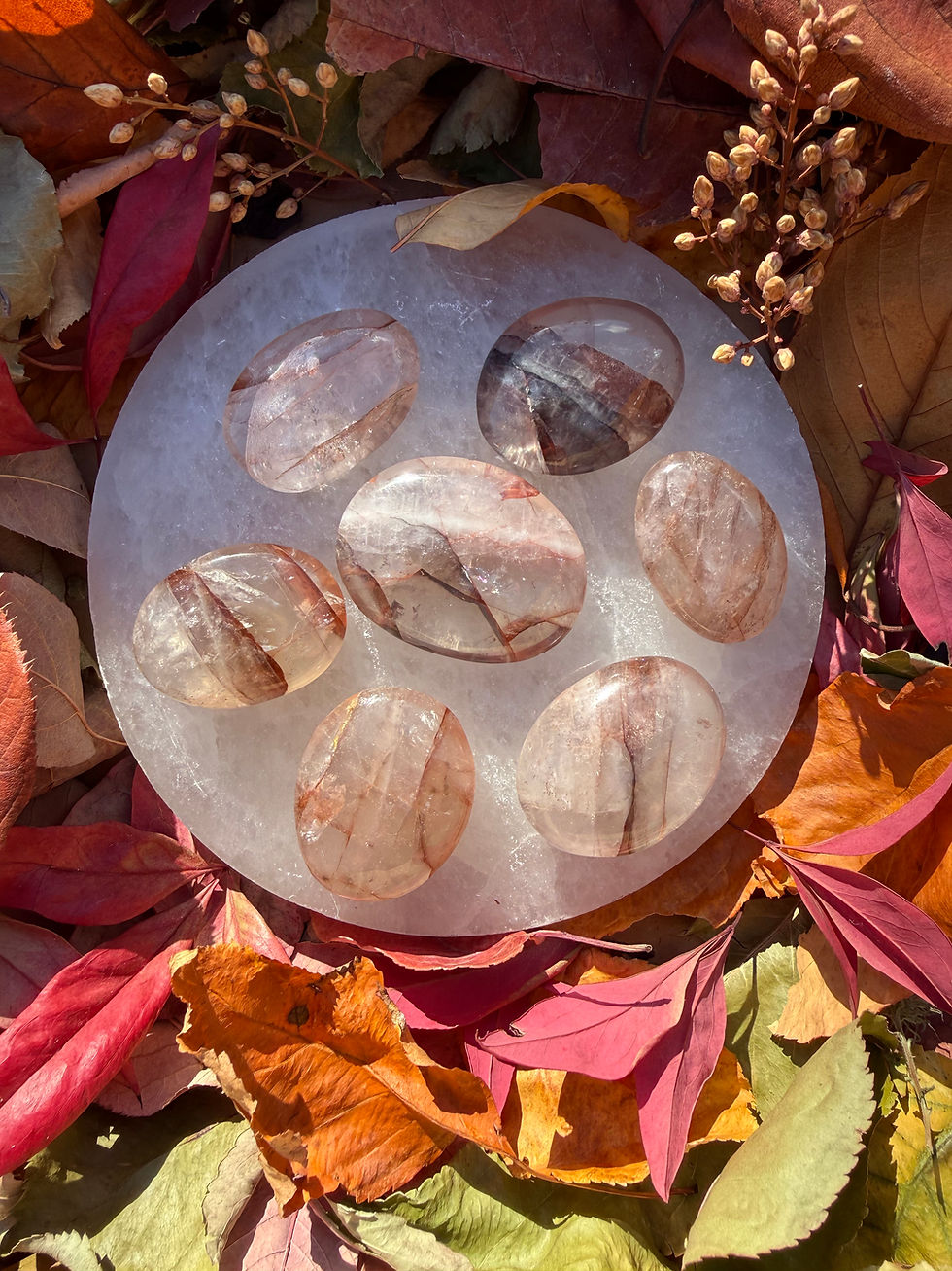 Thumbnail: Fire Quartz Palm Stone