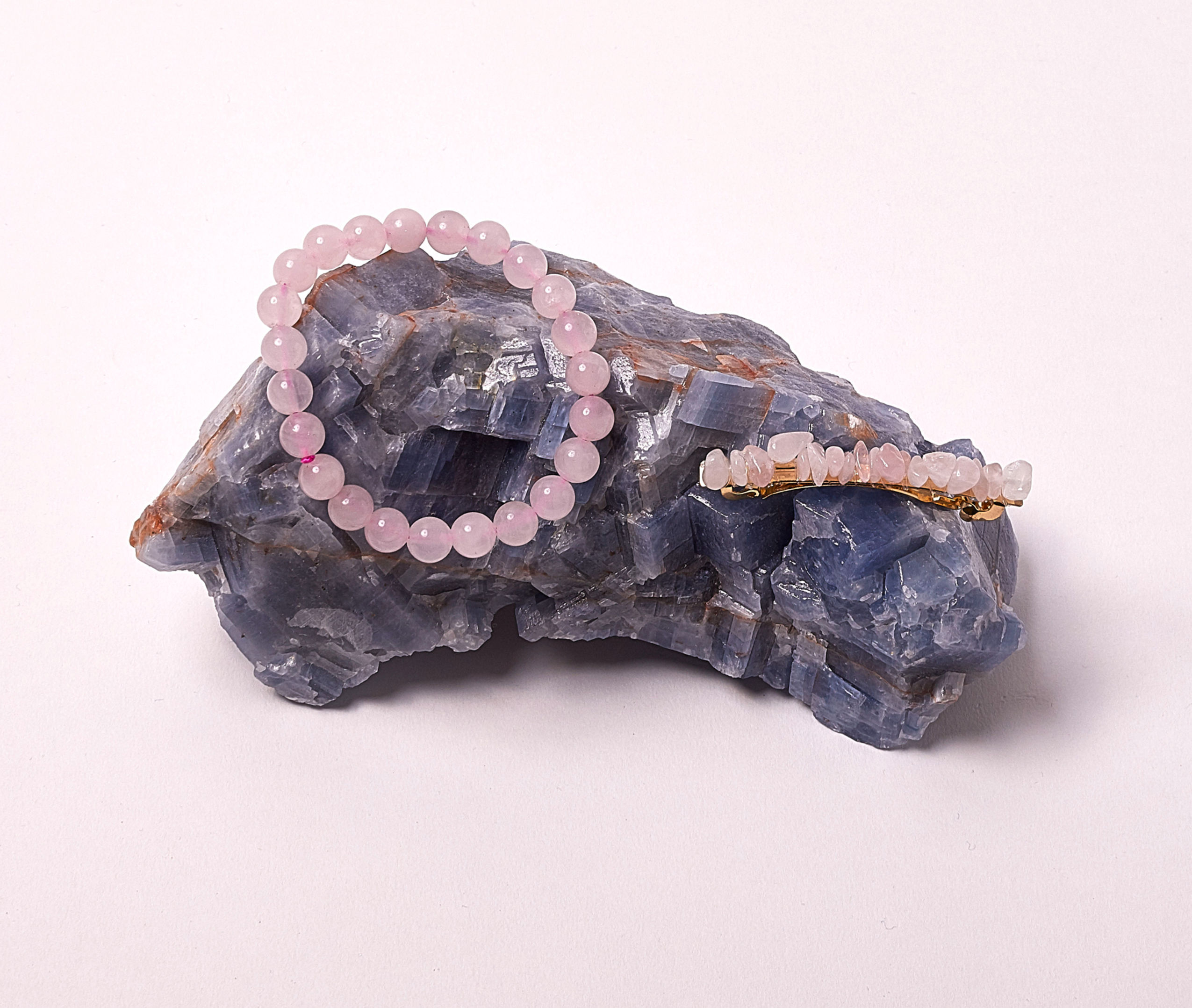 Rose Quartz Crystal Set