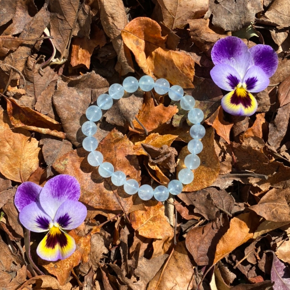 Aquamarine  8mm Bracelet Grade A