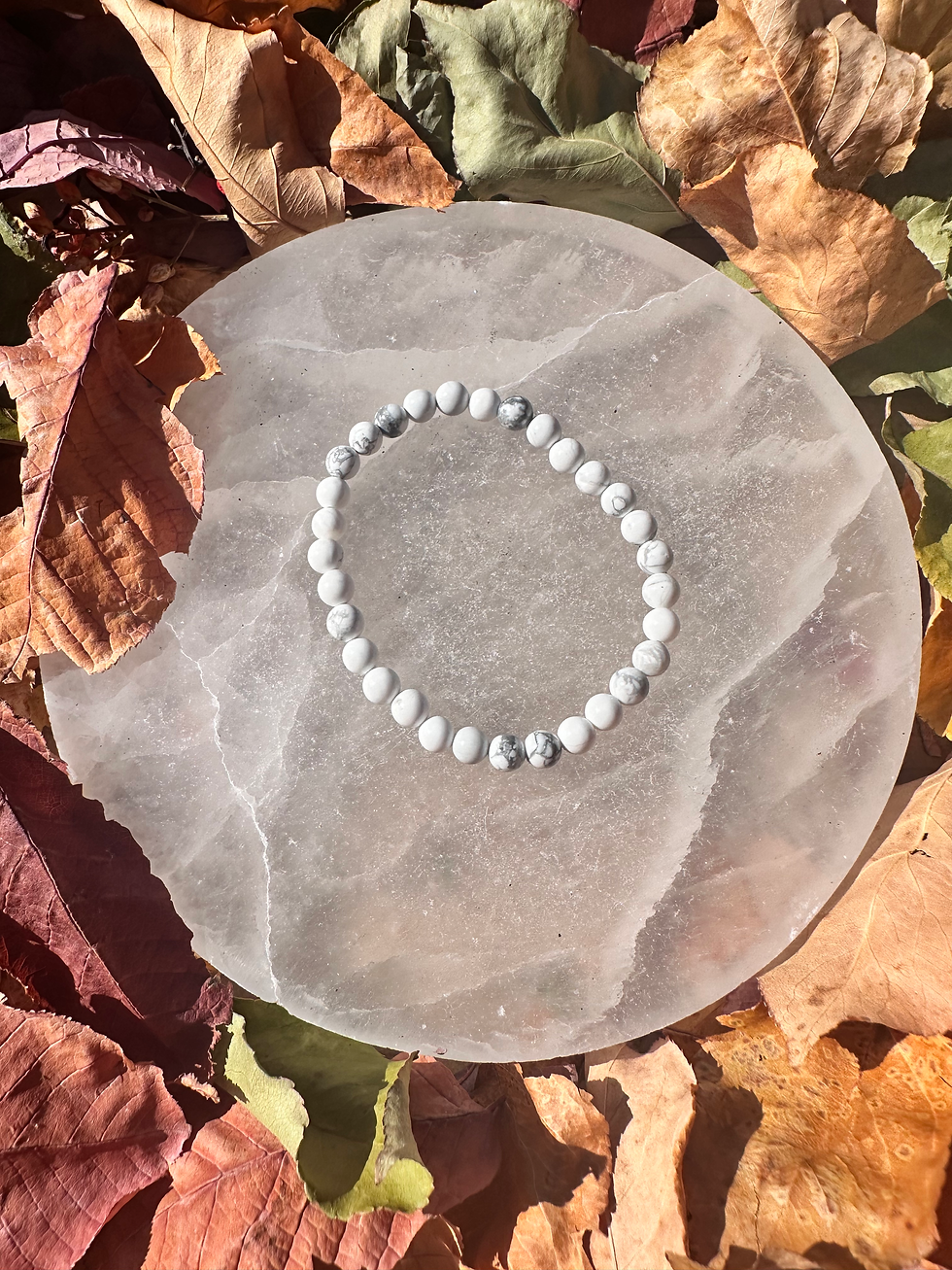 Thumbnail: Howlite 6mm Bracelet