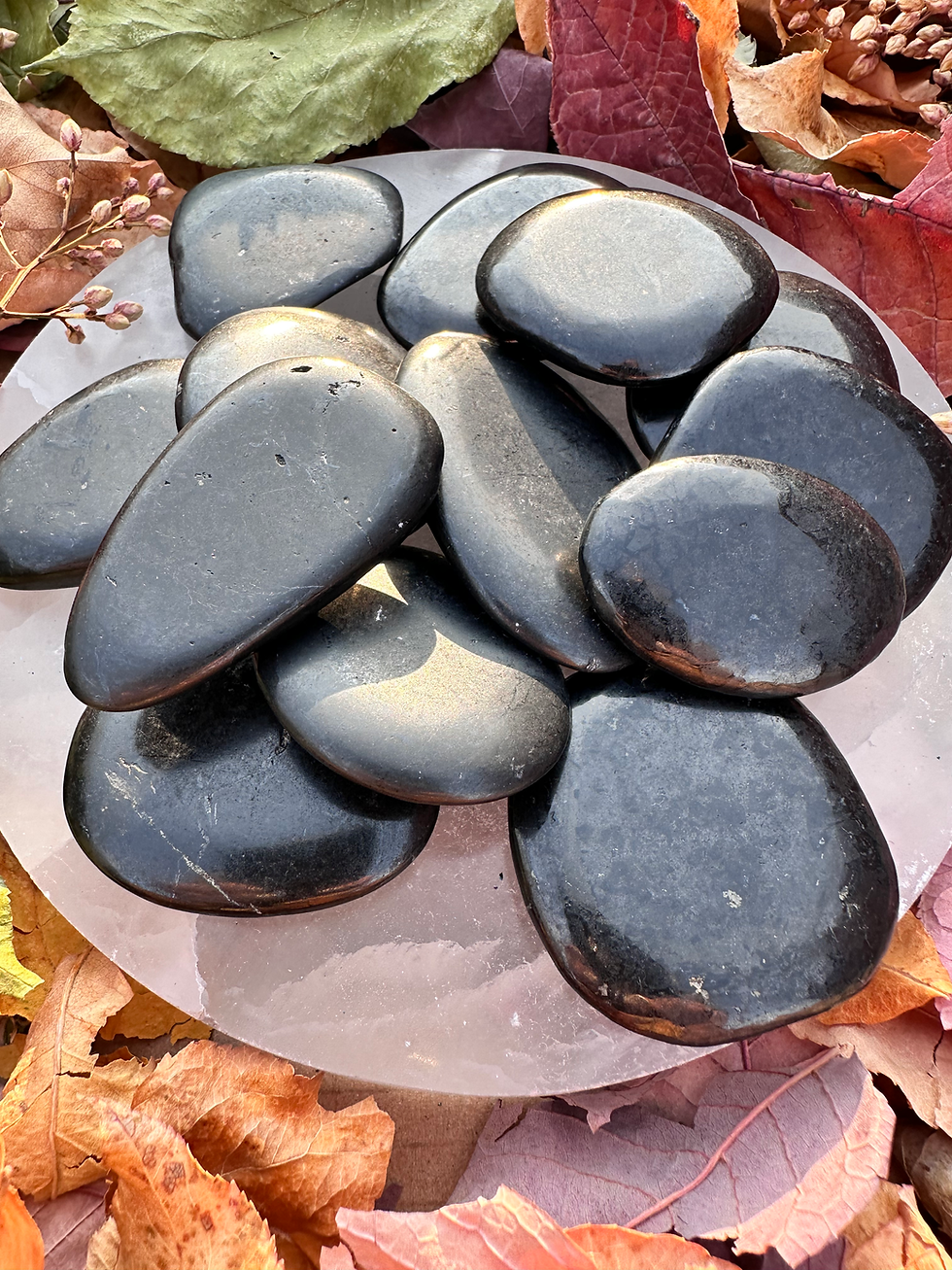 Thumbnail: Shungite Palm Stones from Russia