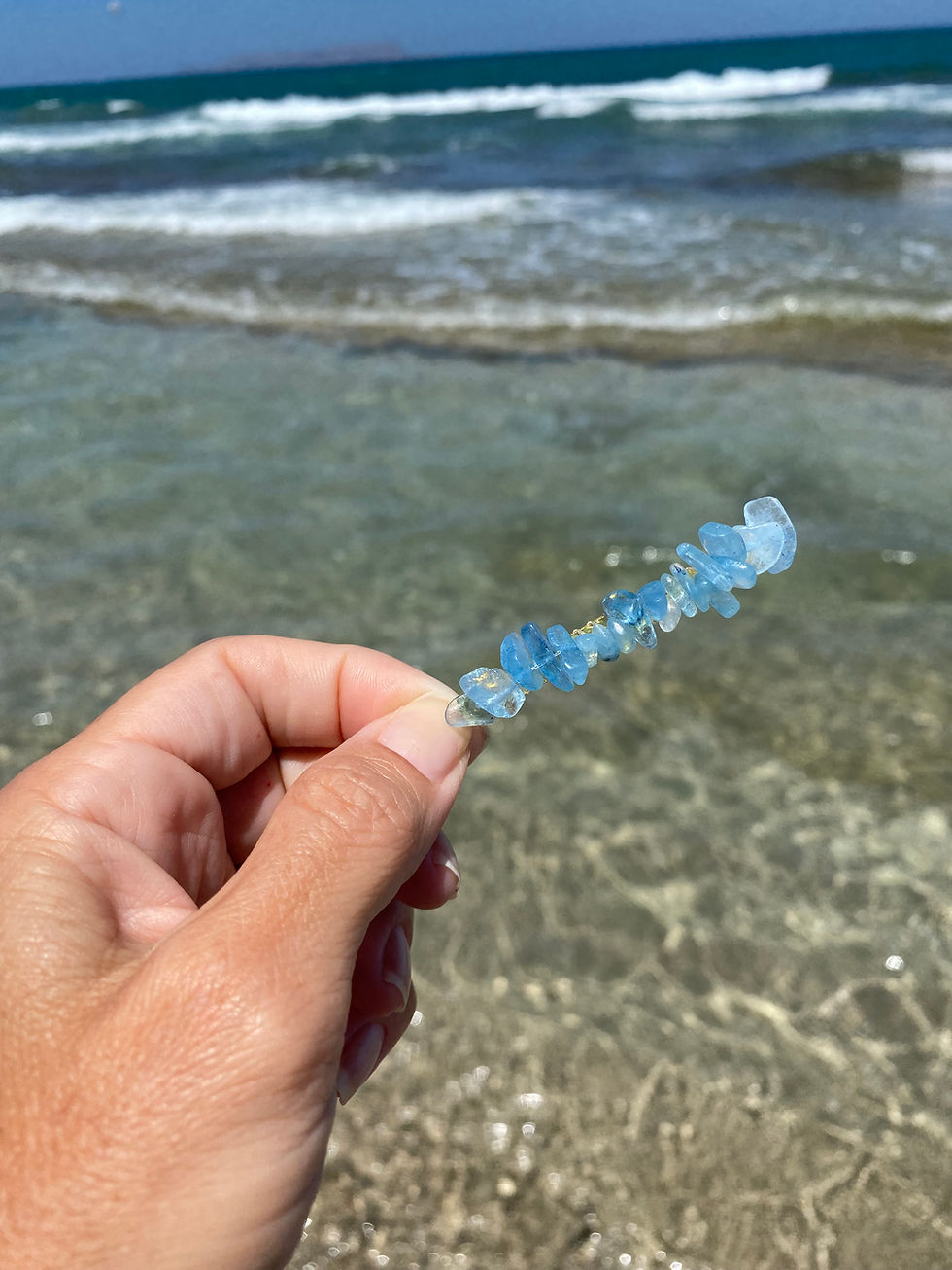 Thumbnail: Aquamarine Crystal Clip