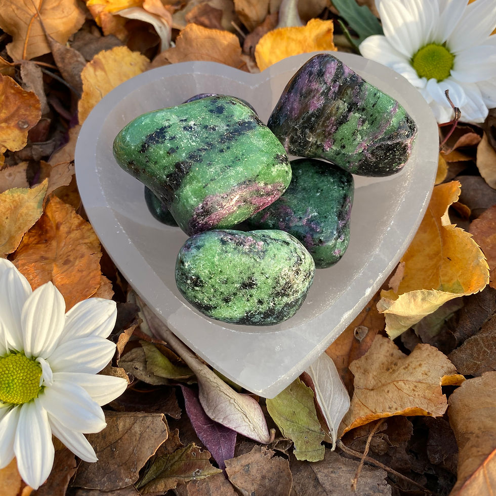 Thumbnail: Ruby in Zoisite Large Tumble Stone