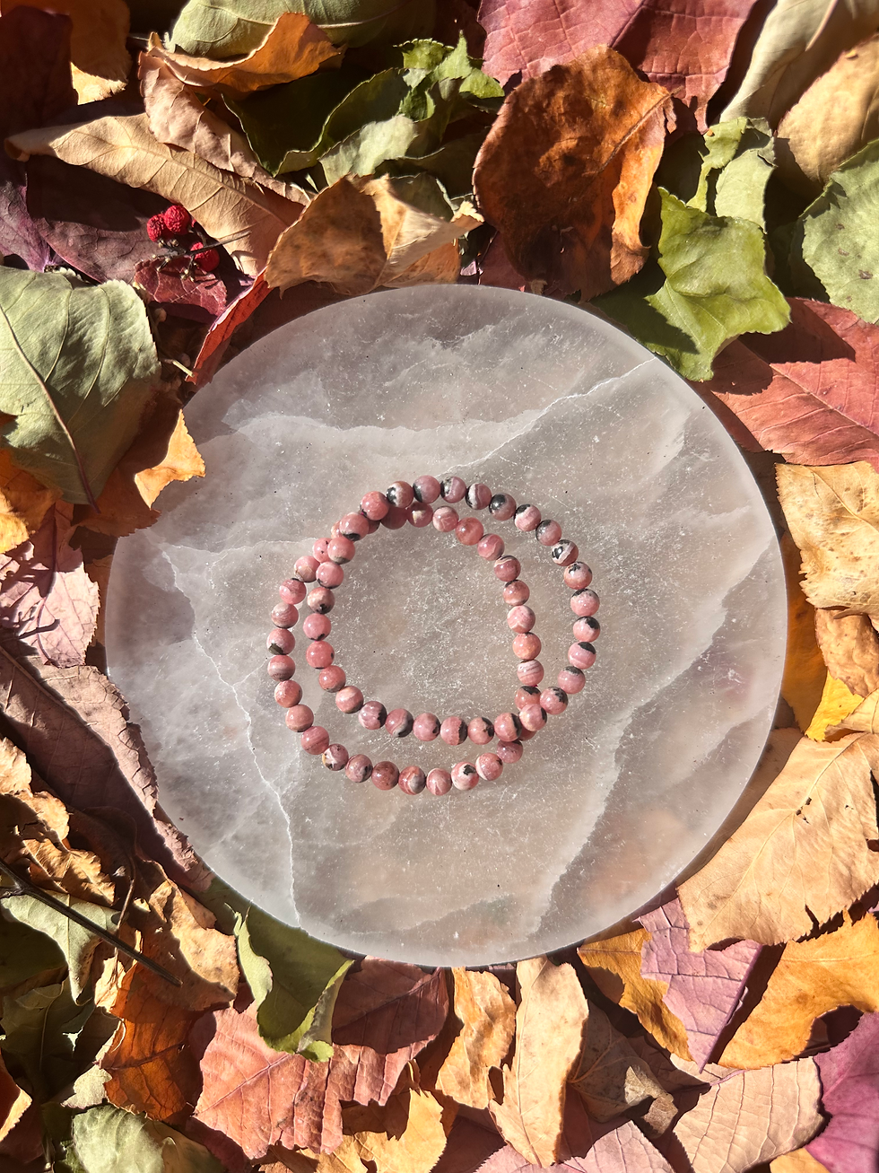 Thumbnail: Rhodochrosite 6mm Bracelet