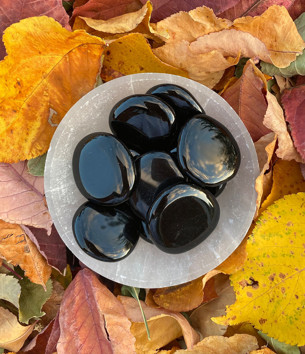 Thumbnail: Black Obsidian Palm Stone