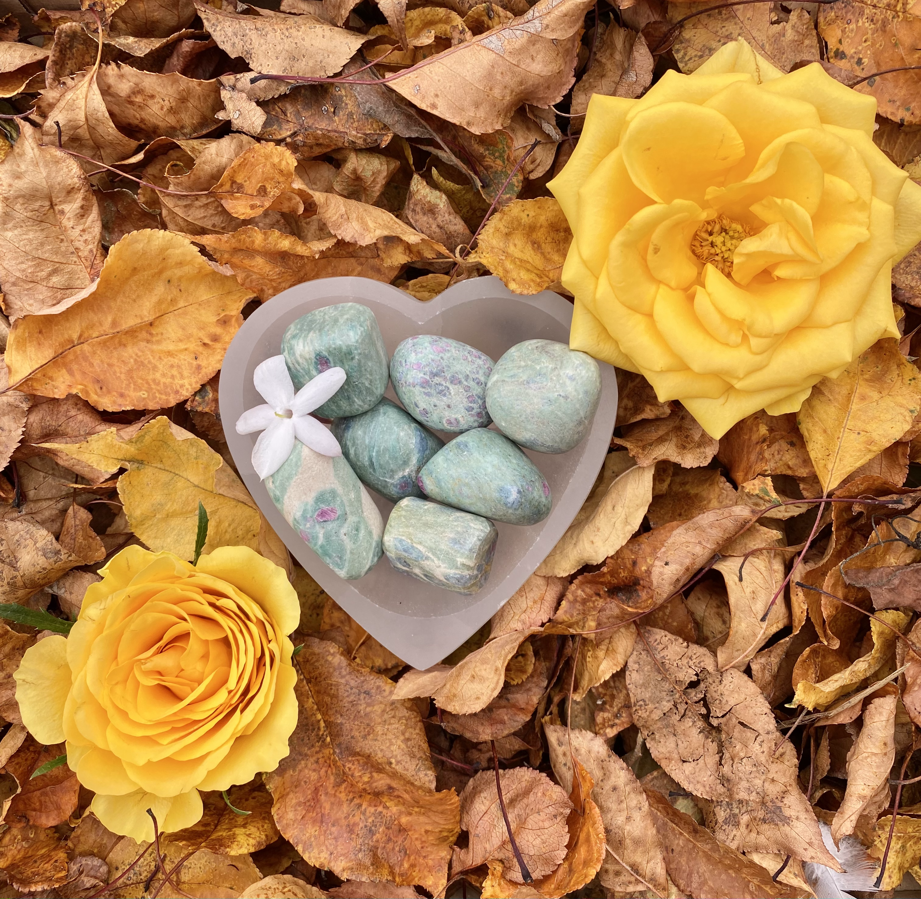 Ruby Fuchsite Large Tumbled Stone