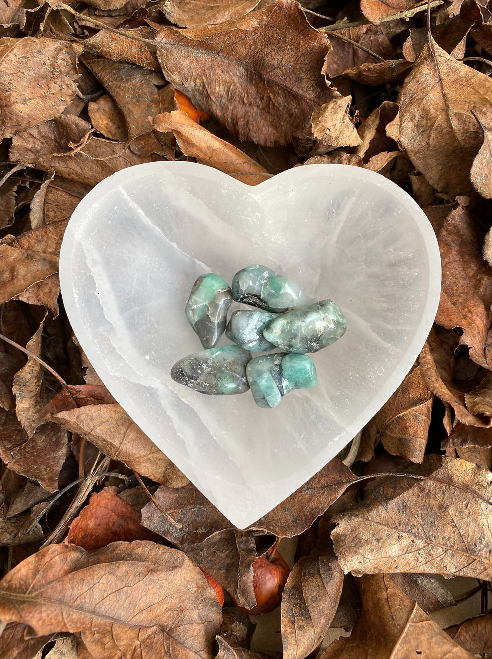 Thumbnail: Emerald Tumbled Stone - Small