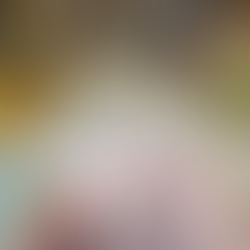 a photo of Saffron's skirt from a birds-eye view as she sits on the green seat in a bookstore.