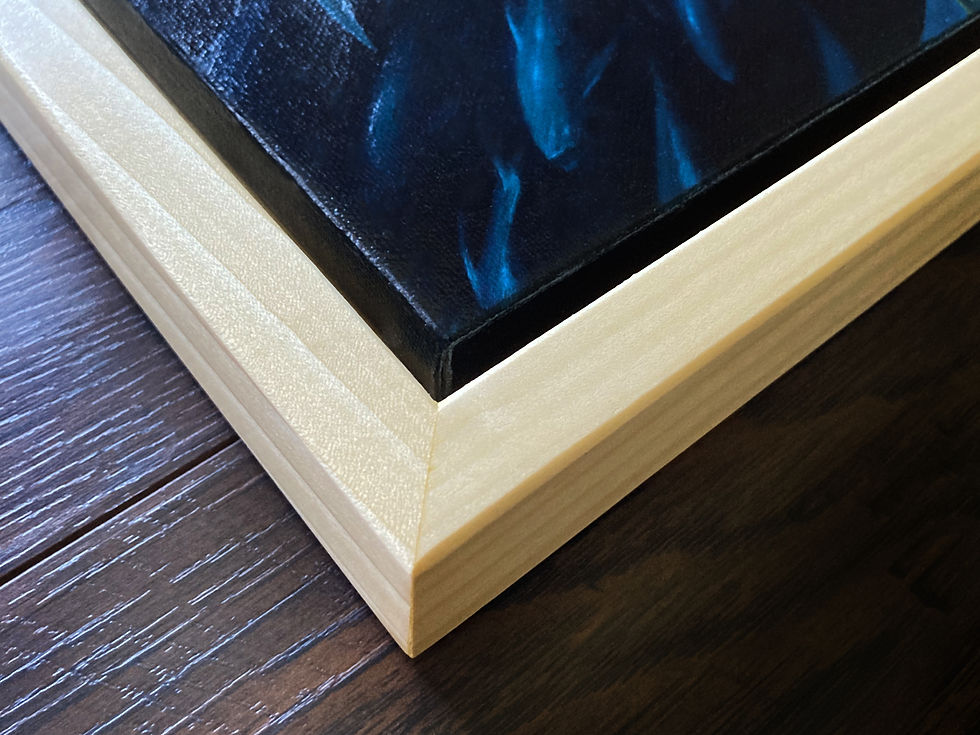 Thumbnail: Out of the Shadows – ORIGINAL Mako Shark Oil Painting
