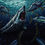 Thumbnail: Out of the Shadows – ORIGINAL Mako Shark Oil Painting