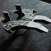 ev3DLab homepage showcasing a range of high-quality 3D printed Stargate ship models, including the Stargate Atlantis Wraith D
