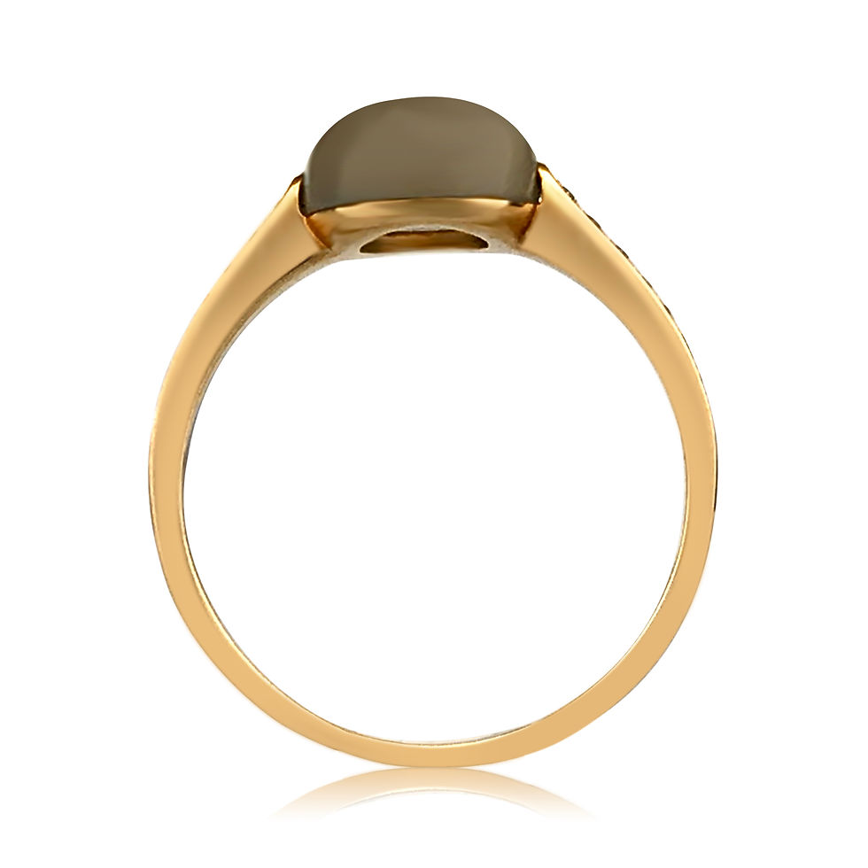 Thumbnail: MOON STONE STACKABLE RING
