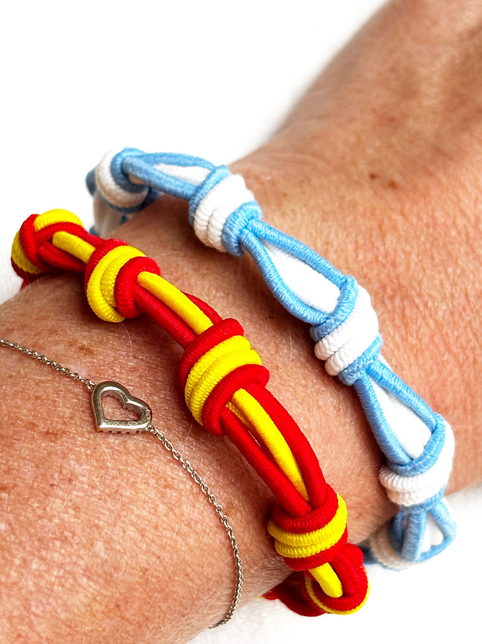 Miniatura: Pulsera Nudos Bandera España