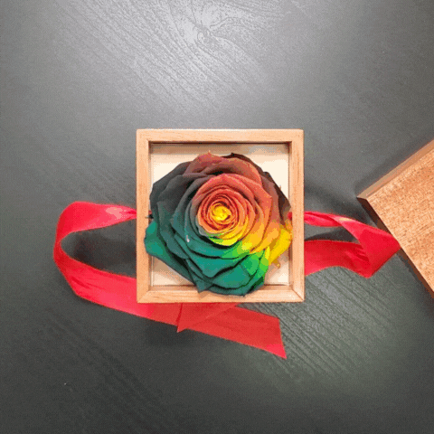 Thumbnail: Forever Rainbow Rose Box