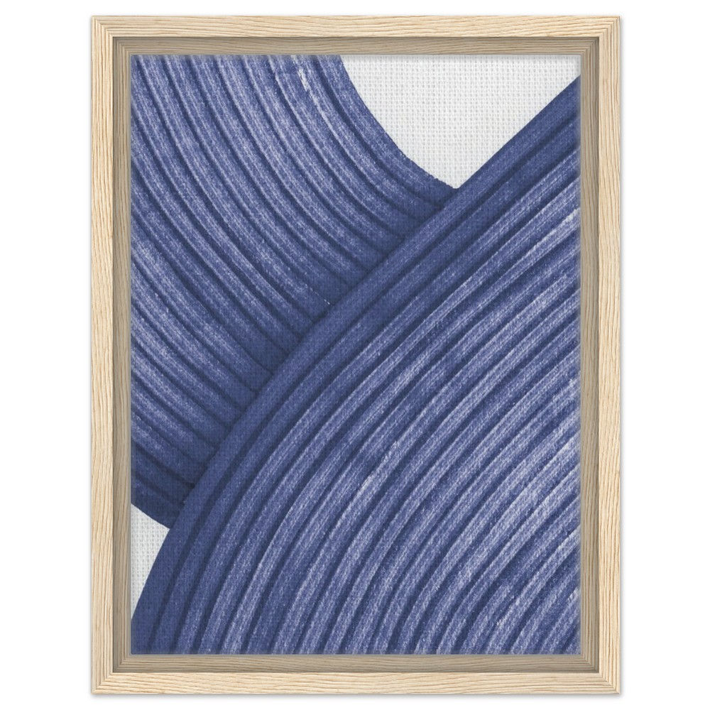 Framed Canvas Indigo