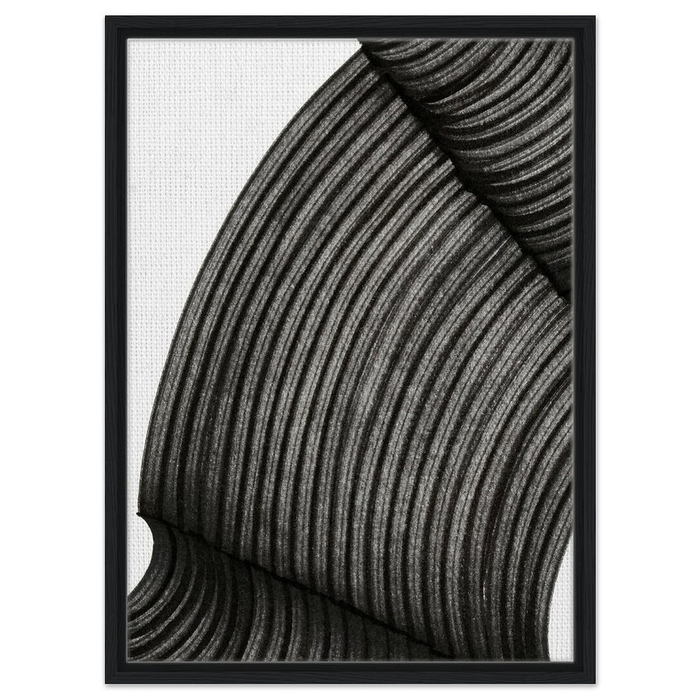Thumbnail: Framed Canvas Charcoal001
