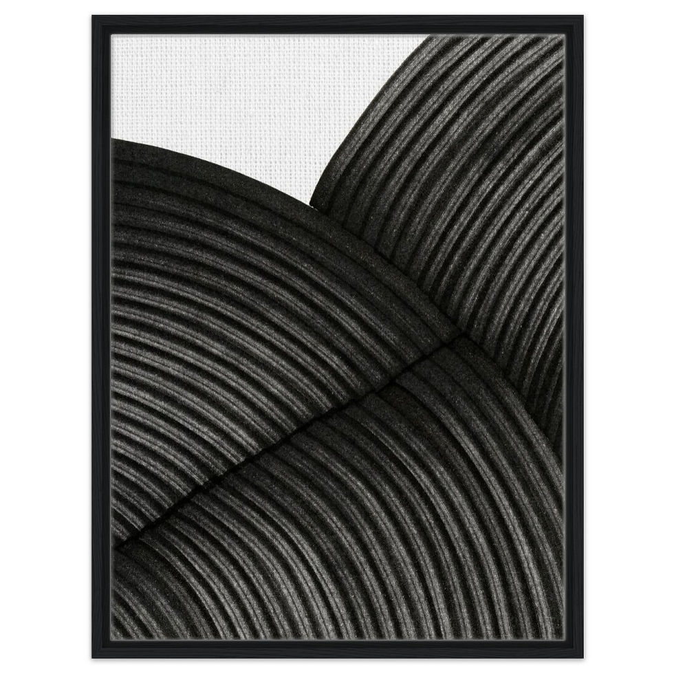 Thumbnail: Framed Canvas Charcoal003