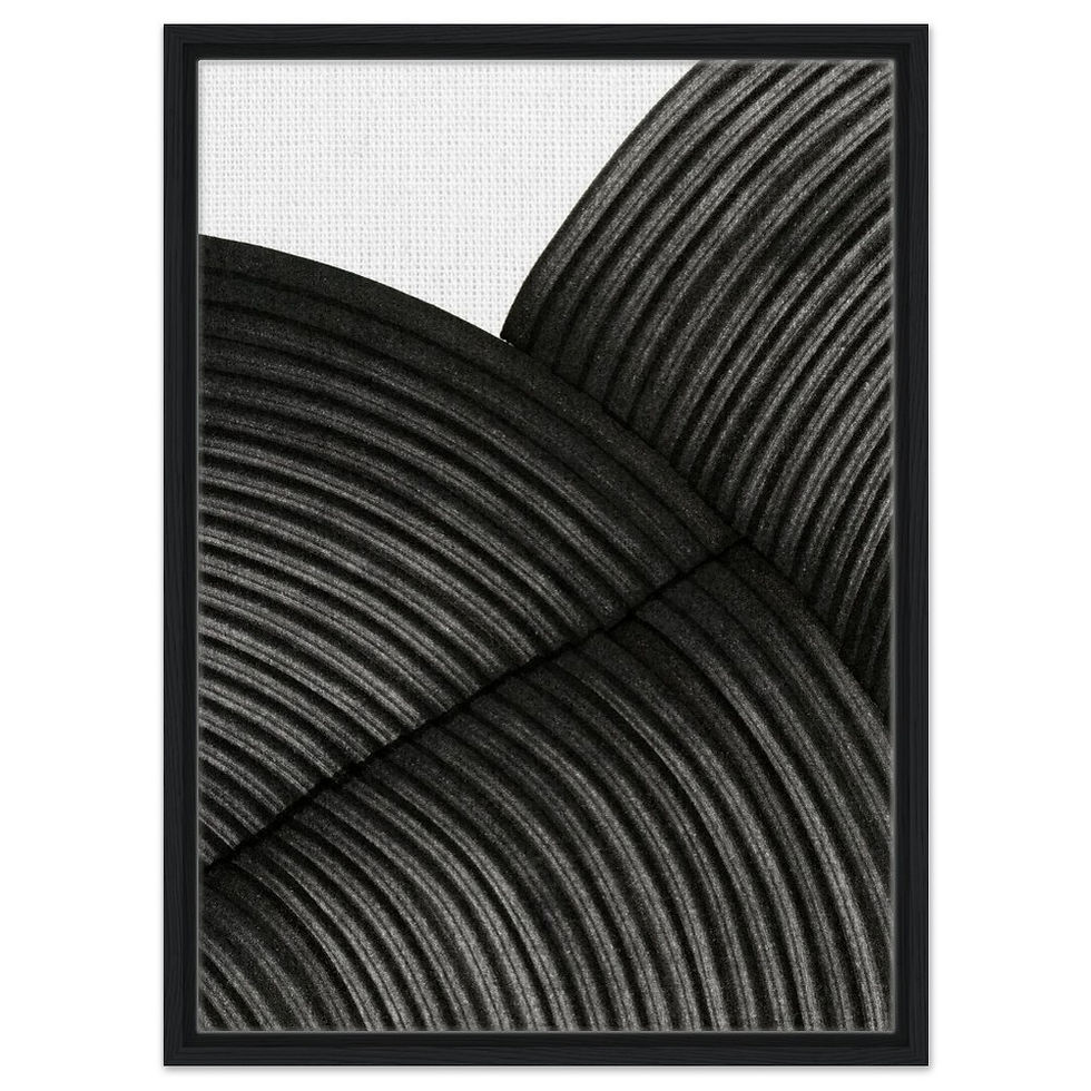 Thumbnail: Framed Canvas Charcoal003