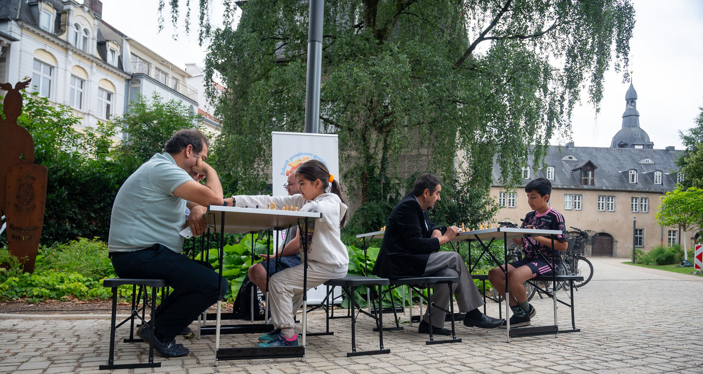 Residenzschloss, Detmold, Schach verbindet, Jazz-Chess Café: Detmold