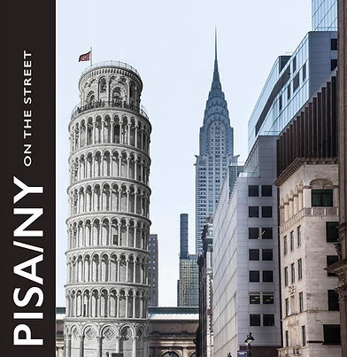 Show poster of "Pisa/NY" exhibition