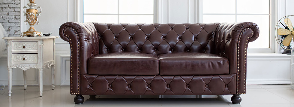 Brown Leather Couch