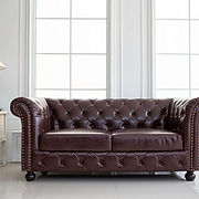 Brown Leather Couch