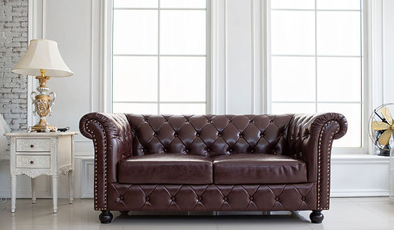 Brown Leather Couch