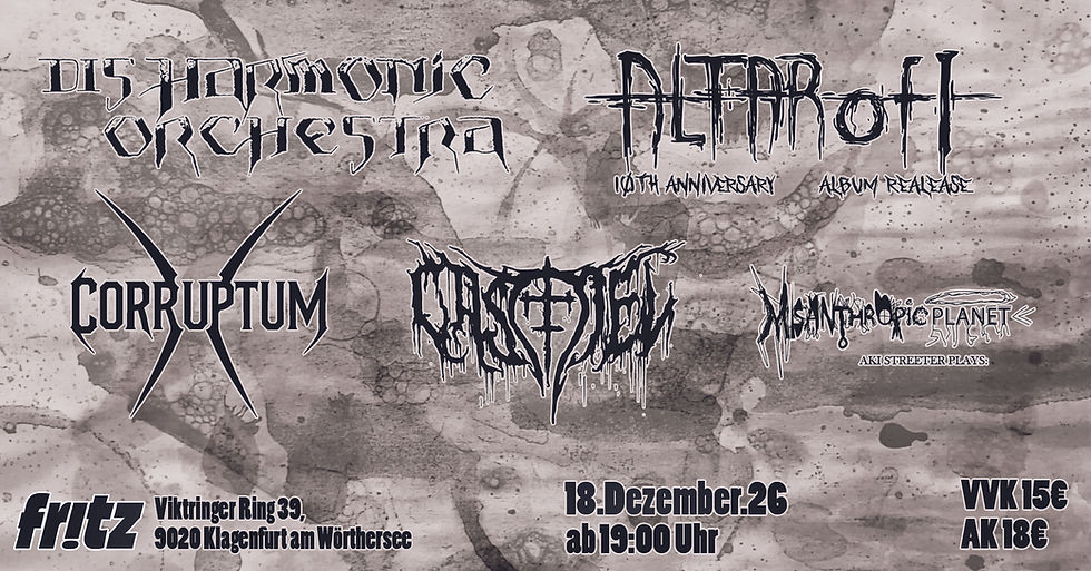 Altar Of I // Jubiläum & Album Release