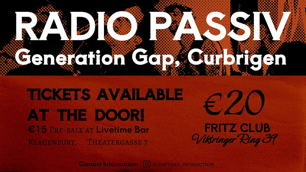 Radio Passiv, Generation Gap & Curbrigen