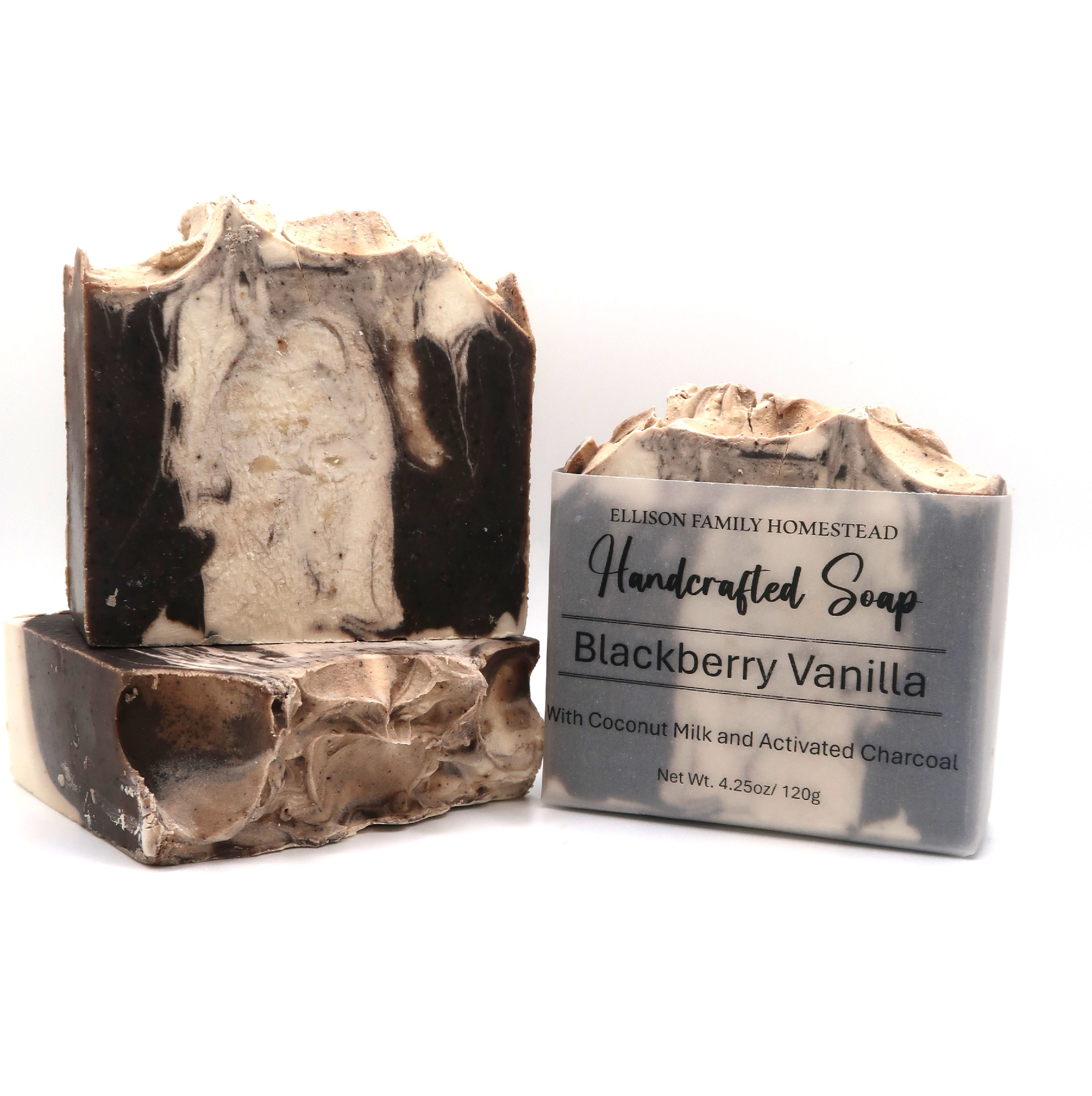 Handcrafted Bar Soap: Blackberry Vanilla