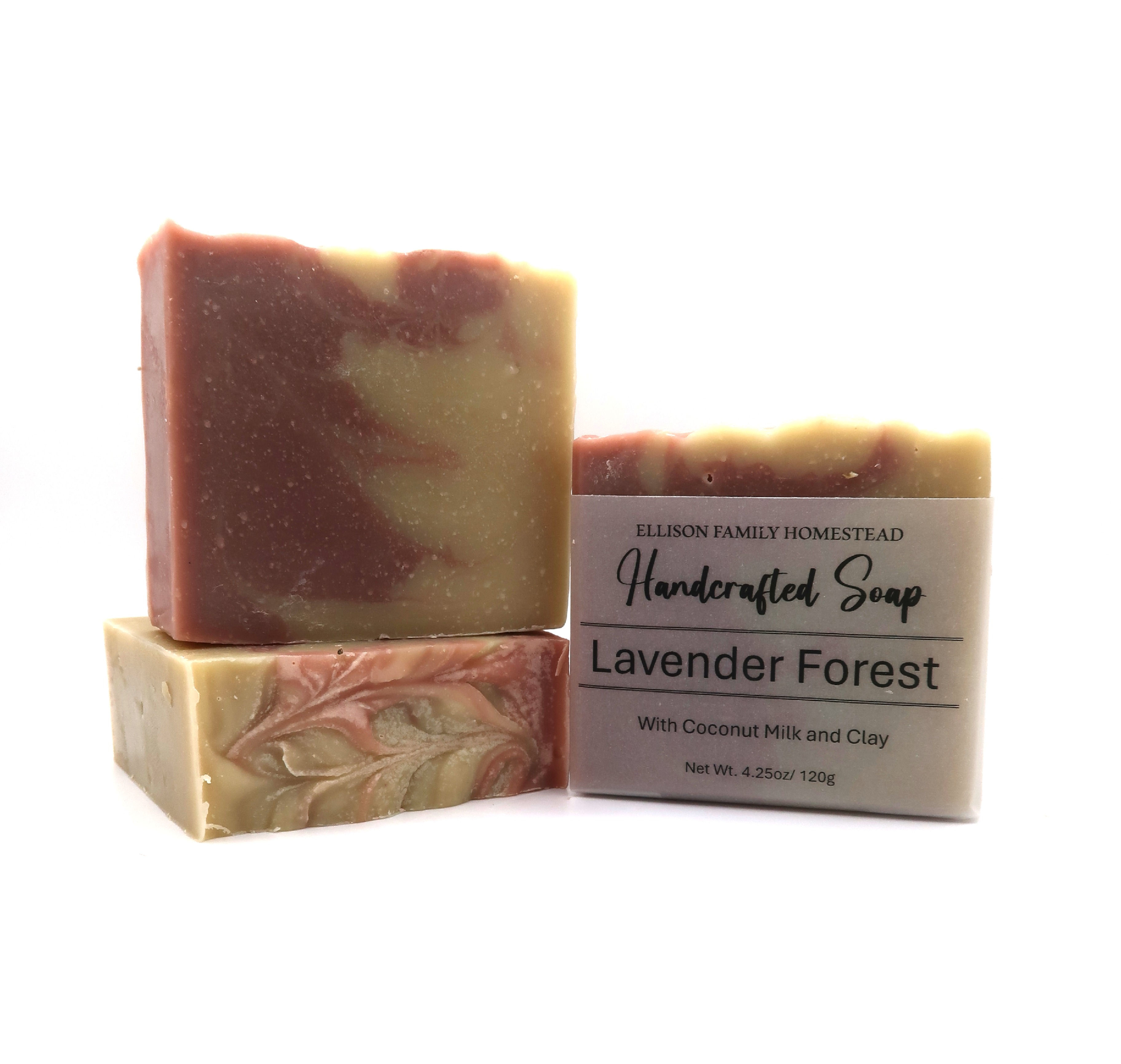 Handcrafted Bar Soap: Lavender Forest