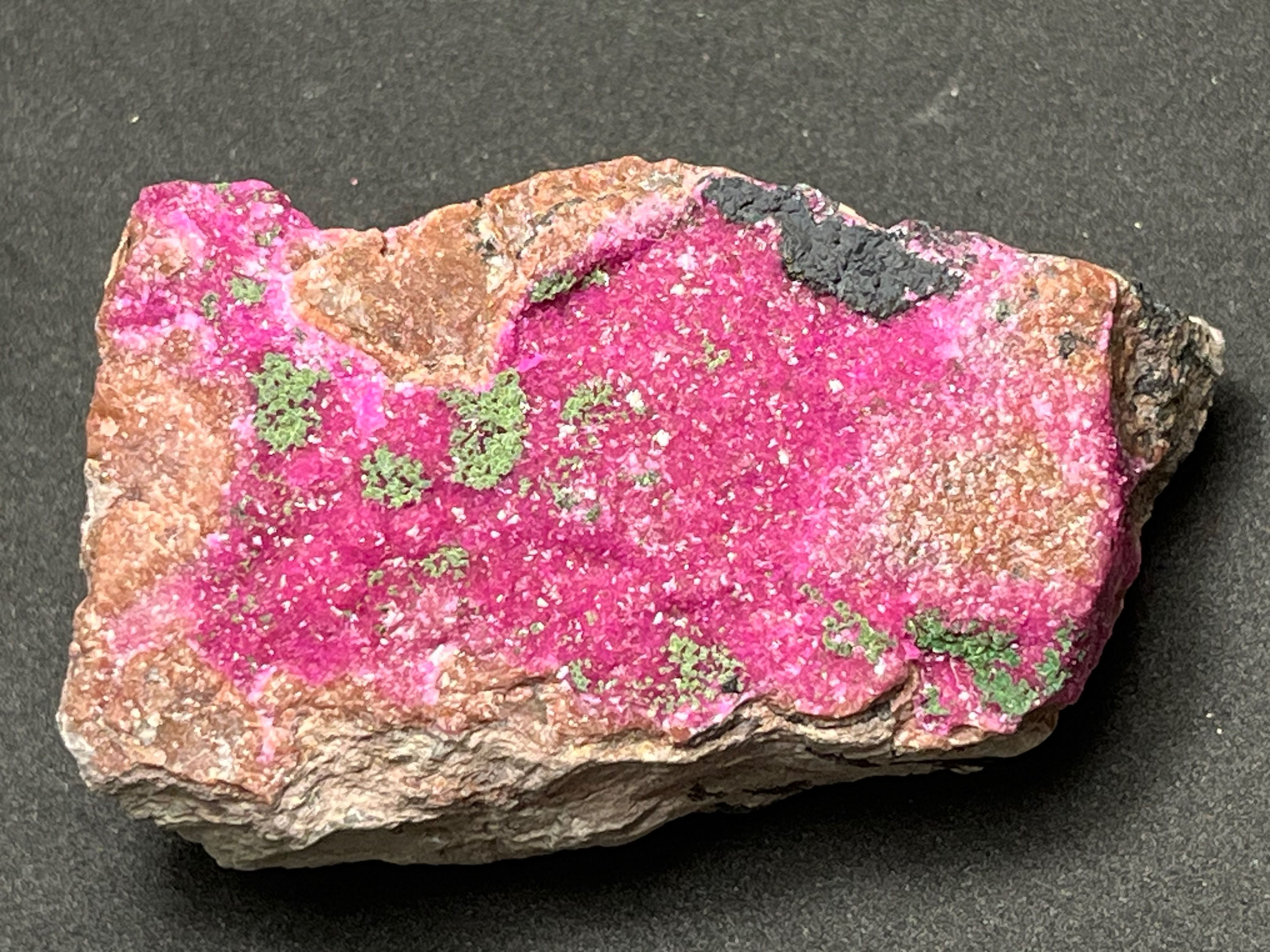 Kolwezite on Cobaltoan Dolomite, Heterogenite, Musonoi Mine, Kolwezi, Congo