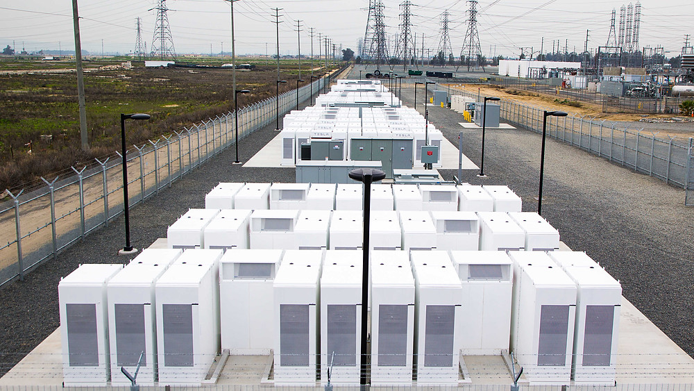 A Tesla Battery Installation in the U.S.